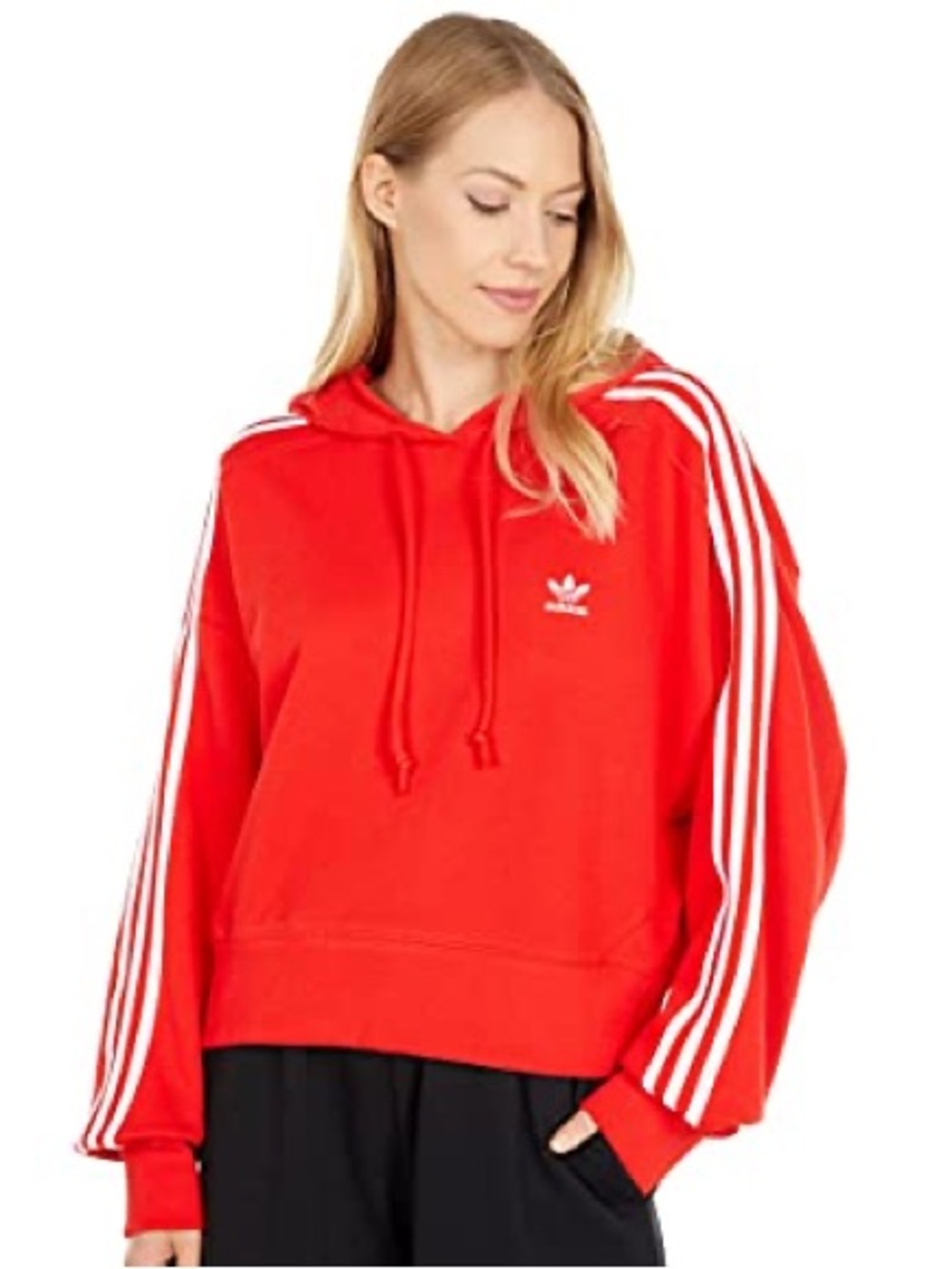 adidas ADICOLOR CLASSICS CROP HOODIE Small